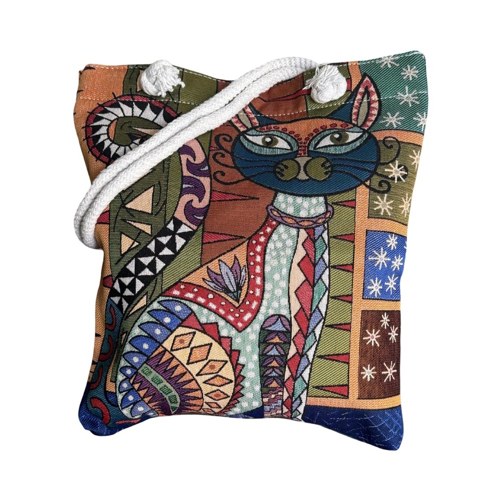 Cat Design Tote Bag! NWT! - Picture 5 of 5